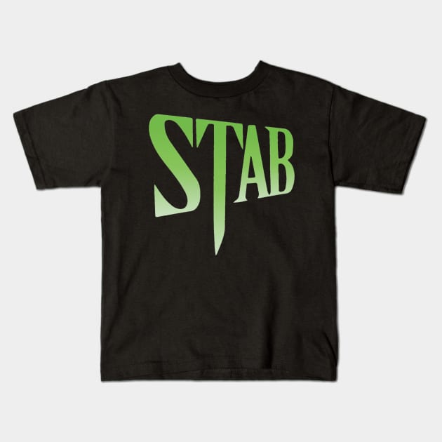 stab horror movie Kids T-Shirt by SalenyGraphicc